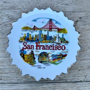 Vintage San Francisco Souvenir Plate